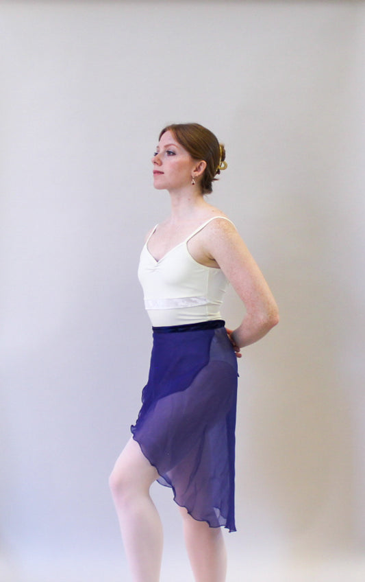 Ladies Raymonda Chiffon Ballet Skirt – Midnight