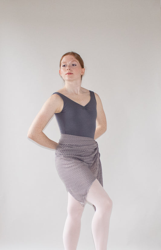 The Wrap Shawl - Short Grey