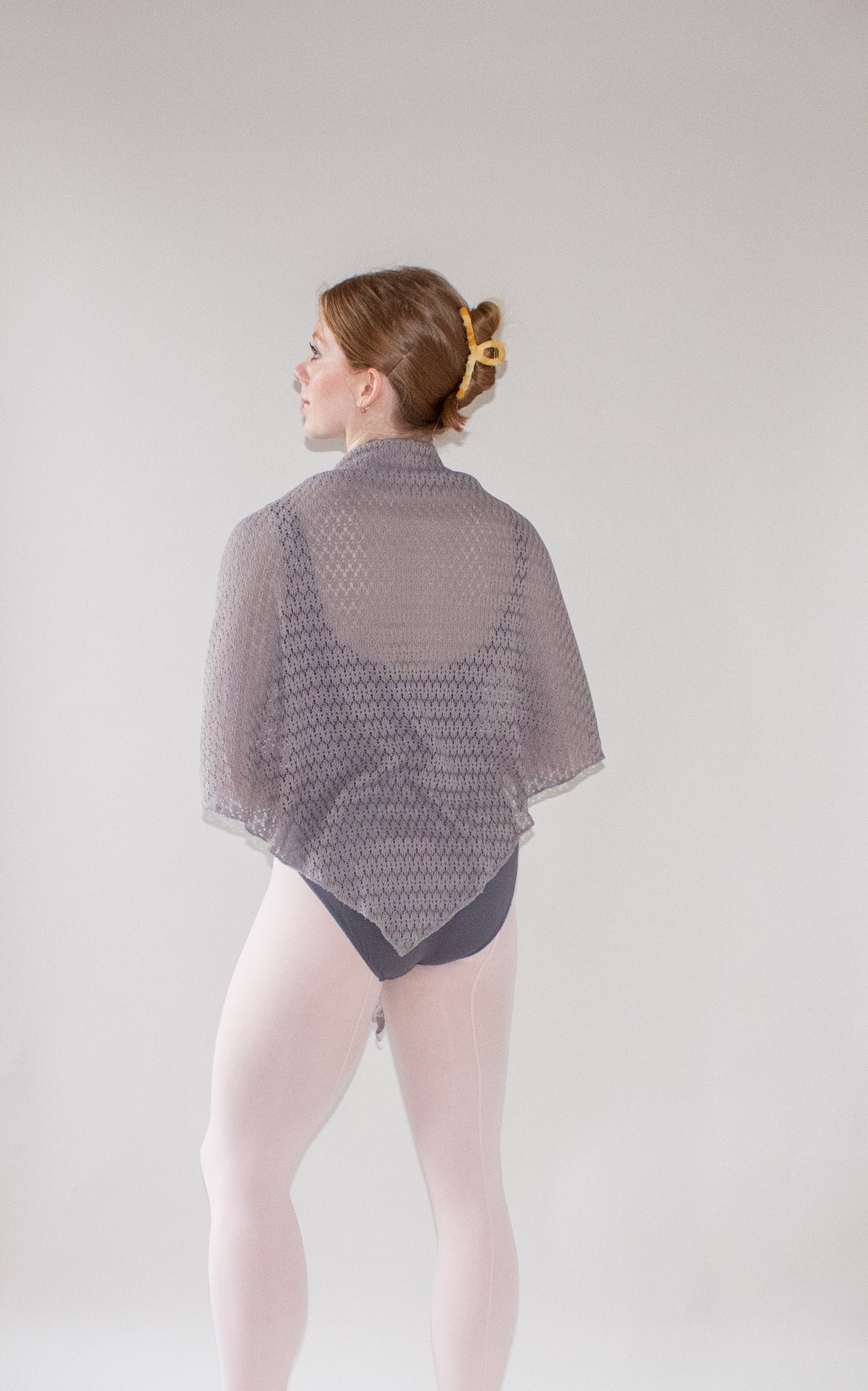 The Wrap Shawl - Short Grey