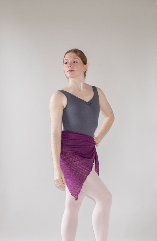 The Wrap Shawl - Short Purple