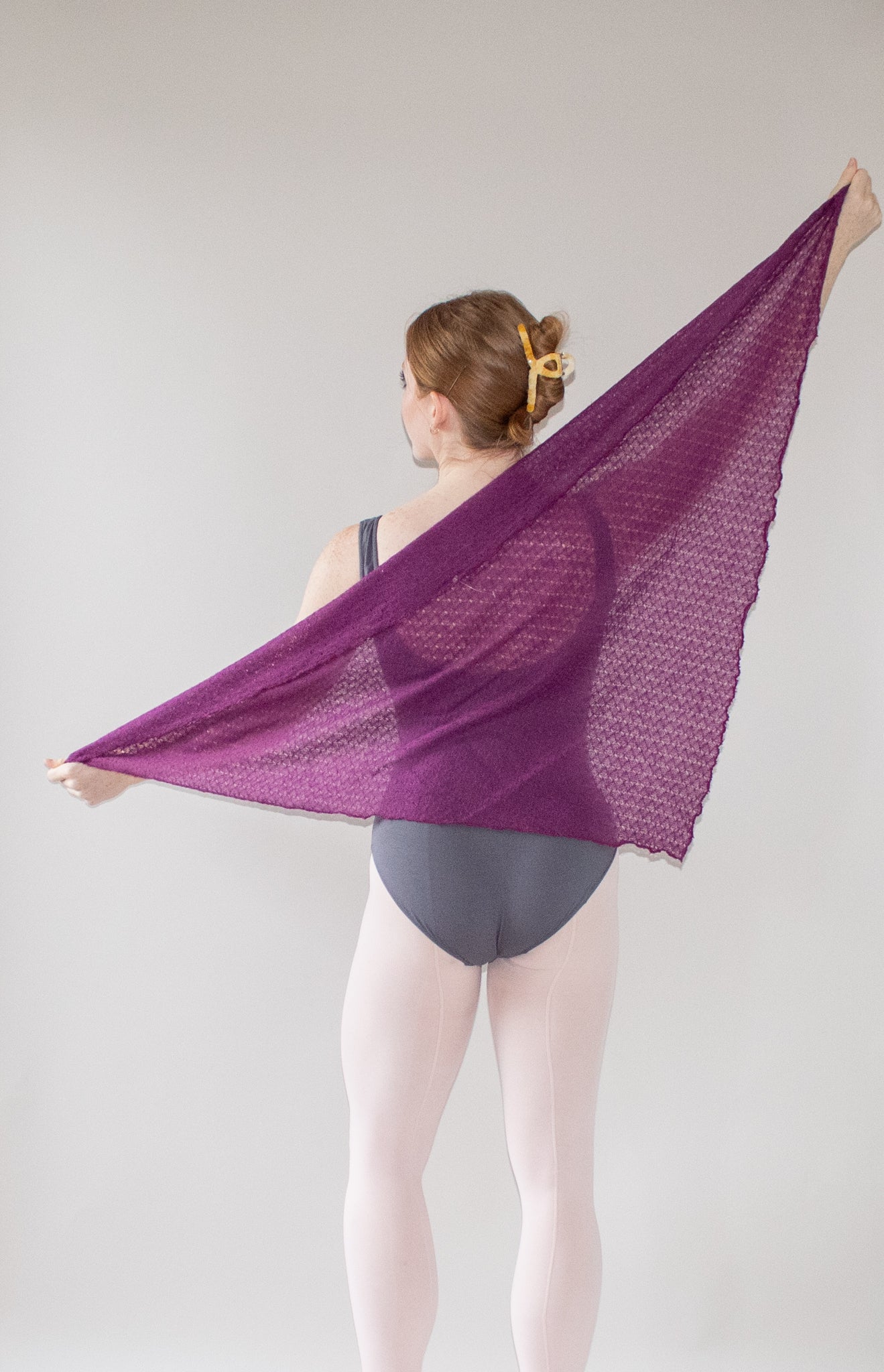 The Wrap Shawl - Short Purple