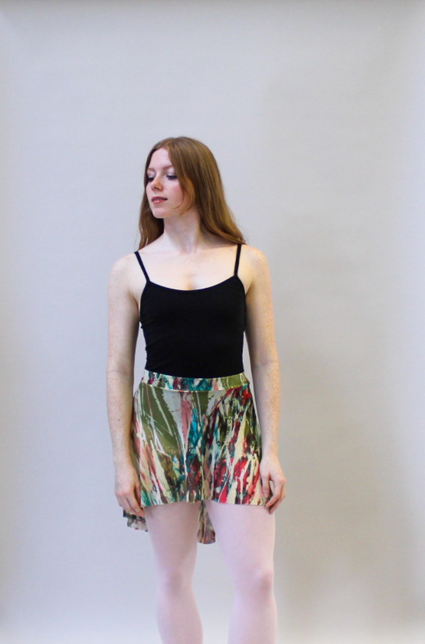 Ladies Mercedes Mesh Ballet Skirt – Abstract