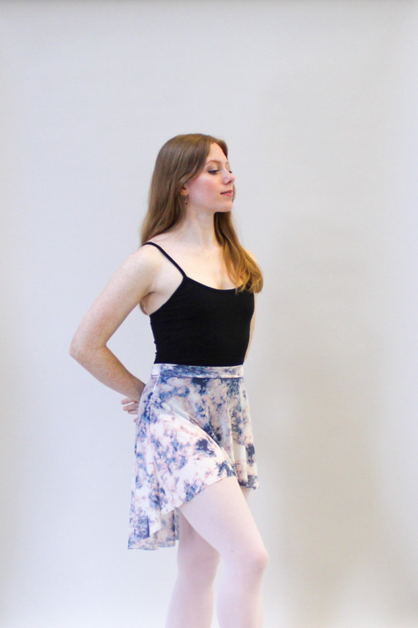 The Mercedes Skirt - Mottled Slate
