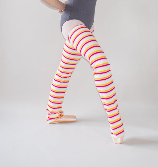 The Legwarmers - Tutti Frutti Thick Stripe